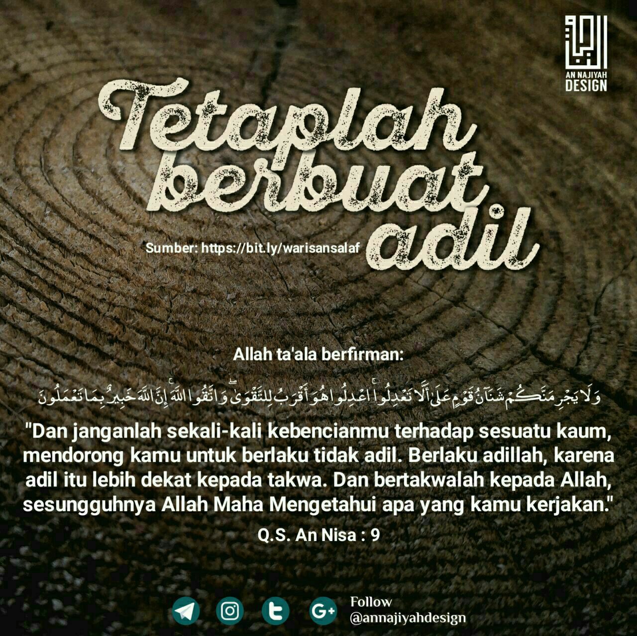 Perintah Bersikap Adil
