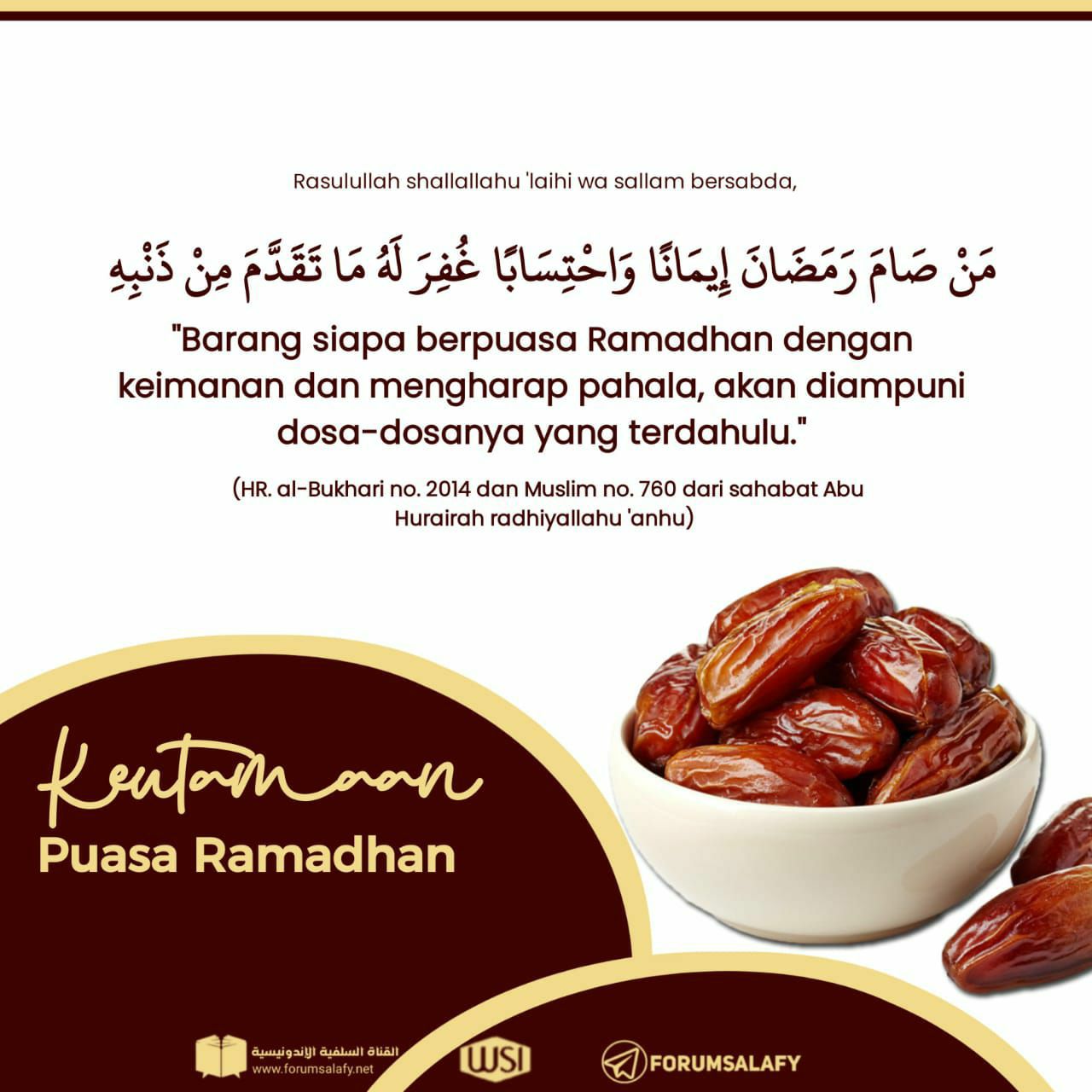 Hukum &amp; Kedudukan Puasa Ramadhan Dalam Islam